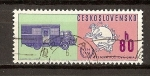 Stamps : Europe : Czechoslovakia :  Centenario de la U.P.U.