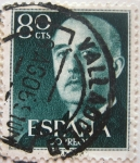 Stamps Spain -  general franco