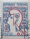 Stamps France -   Marianne de Cocteau 