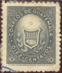 Stamps : America : Guatemala :  Escudo de Guatemala
