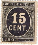 Stamps : Europe : Spain :  CIFRAS. IMPUESTOS DE GUERRA