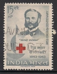 Stamps : Asia : India :  Henri Dunant (Fundador de la Cruz Roja)