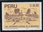 Stamps Peru -  Centro histórico de Lima