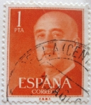 Stamps Spain -  general franco