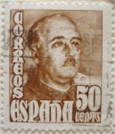 Stamps Spain -  general franco