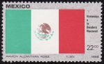 Stamps : America : Mexico :  Bandera de México