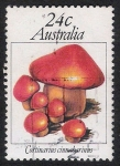 Sellos de Oceania - Australia -  SETAS-HONGOS: 1.108.001,02-Cortinarius cinnabarinus -  -Dm.981.23-Y&T.742-Mch.762-Sc.806
