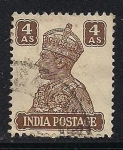 Stamps : Asia : India :  Jorge VI del Reino Unido 