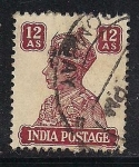 Stamps : Asia : India :  Jorge VI del Reino Unido