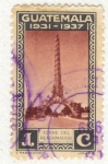 Stamps Guatemala -  Torre del Reformador