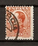 Stamps : Europe : Spain :  Tipo Vaquer de Perfil / Alfonso XIII.