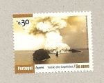 Stamps Oceania - Polynesia -  50 años erupción volcán dos Capelinhos
