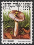Stamps Benin -  SETAS-HONGOS: 1.114.022,01-Cortinarius collinitus -Sc.1030