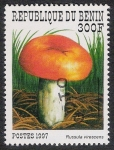 Stamps Benin -  SETAS-HONGOS: 1.114.025,02-Russula virescens -Sc.1033
