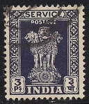 Stamps India -  Los pilares de Ashoka.