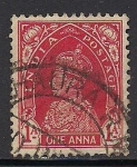 Stamps : Asia : India :  Rey Jorge VI del Reino Unido.