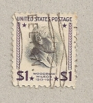 Stamps United States -  Woodrow Wilson, Presidente