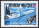Stamps Croatia -  Aviación