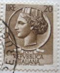 Stamps Italy -  siracusana(turrita)