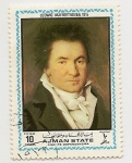 Sellos de Asia - Emiratos �rabes Unidos -  Beethoven 1815