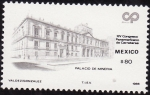 Stamps : America : Mexico :  XV CONGRESO PANAMERICANO DE CARRETERAS( Palacio de minería)