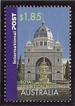 Stamps Australia -  Palacio Real de Exposiciones y jardines de Carlton