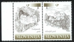 Stamps Slovenia -  Castillos