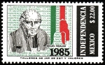 Stamps Mexico -  INDEPENDENCIA-Miguel Hidalgo