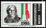 Sellos de America - Mxico -  INDEPENDENCIA-Jose M. Morelos