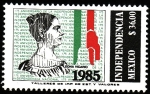 Stamps : America : Mexico :  INDEPENDENCIA-Leona Vicario