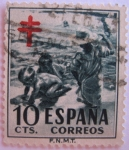 Stamps : Europe : Spain :  pro tuberculosis