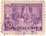 Stamps Guatemala -  CXXV Aniversario de la Independencia
