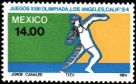 Stamps Mexico -  Olimpiada de los Angeles