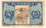 Stamps Guatemala -  Mapa de Guatemla 1936