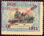 Stamps Guatemala -  Palacio de la Reforma 1911