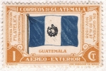 Stamps Guatemala -  Bandera de Guatemal