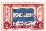 Stamps Guatemala -  Bandera del El Salvador