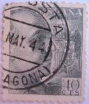 Stamps Spain -  general franco