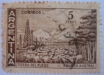 Stamps Argentina -  tierra del fuego  riqueza austral