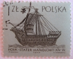 Stamps Poland -  barcos