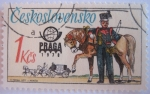 Stamps Czechoslovakia -  caballeria