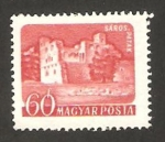 Stamps Hungary -  castillo de sarospatak