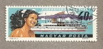 Sellos de Europa - Hungra -  Barco en el Danubio