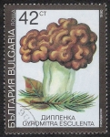 Stamps Bulgaria -  SETAS-HONGOS: 1.120.035,03-Gyromitra esculenta -Dm.991.11-Y&T.3356-Mch.3890-Sc.3601