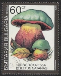 Stamps Bulgaria -  SETAS-HONGOS: 1.120.036,03-Boletus satanas -Dm.991.12-Y&T.3357-Mch.3891-Sc.3602