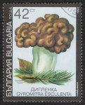 Stamps Bulgaria -  SETAS-HONGOS: 1.120.035,04-Gyromitra esculenta -Dm.991.11-Y&T.3356-Mch.3890-Sc.3601