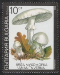 Stamps Bulgaria -  SETAS-HONGOS: 1.120.032,05-Amanita verna -Dm.991.8-Y&T.3353-Mch.3887-Sc.3598