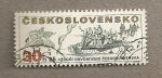 Stamps : Europe : Czechoslovakia :  25 Aniv. liberación