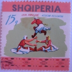 Stamps Europe - Albania -  juegos populares
