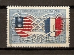 Stamps France -  Amistad Franco-Americana.